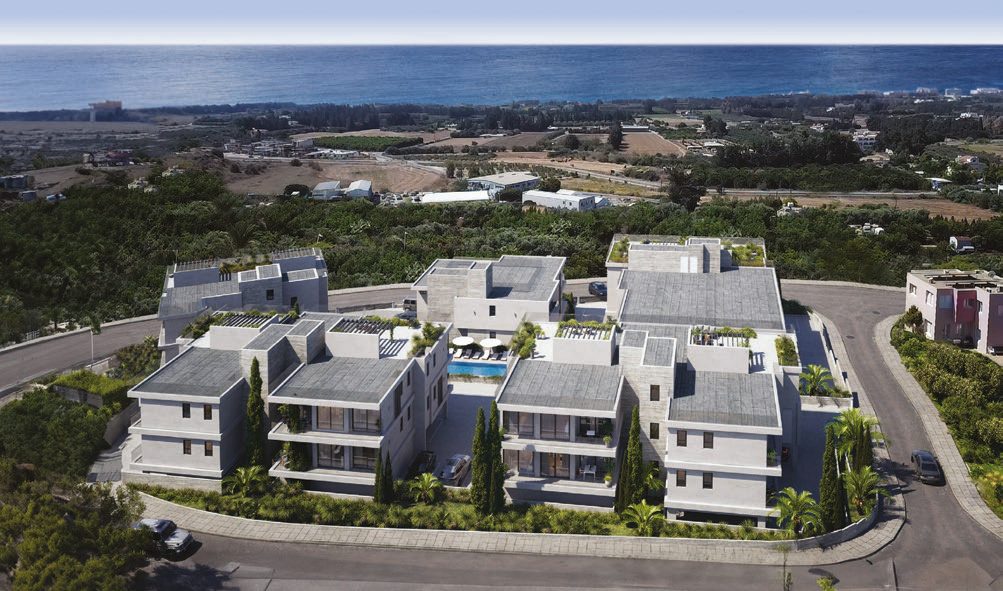 Panorama — zamknięta społeczność apartamentów w Geroskipou